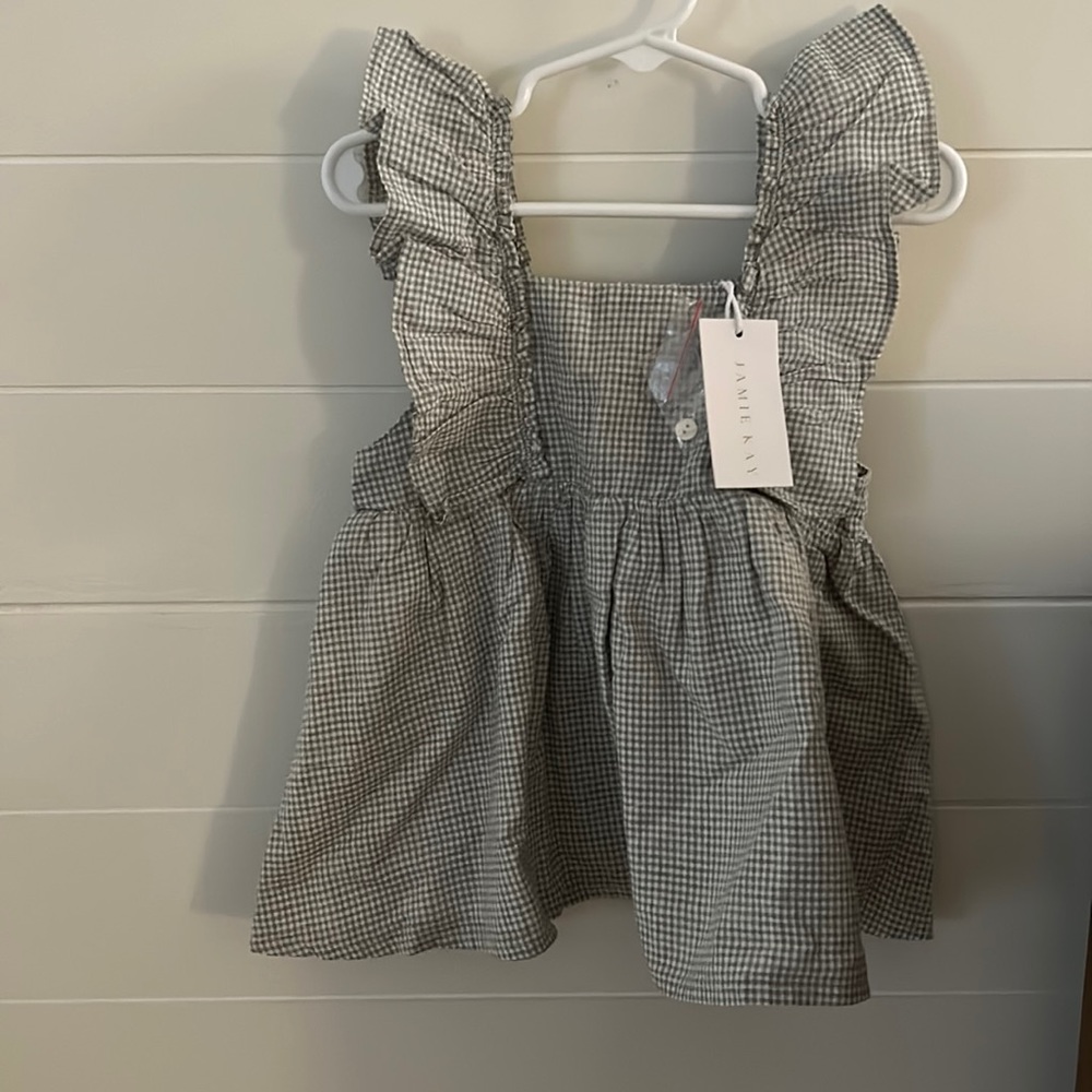 4 yr. Jamie Kay gingham ruffle top